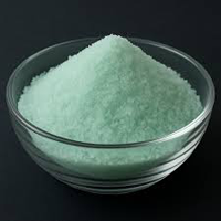 Ferrous sulphate green crystals